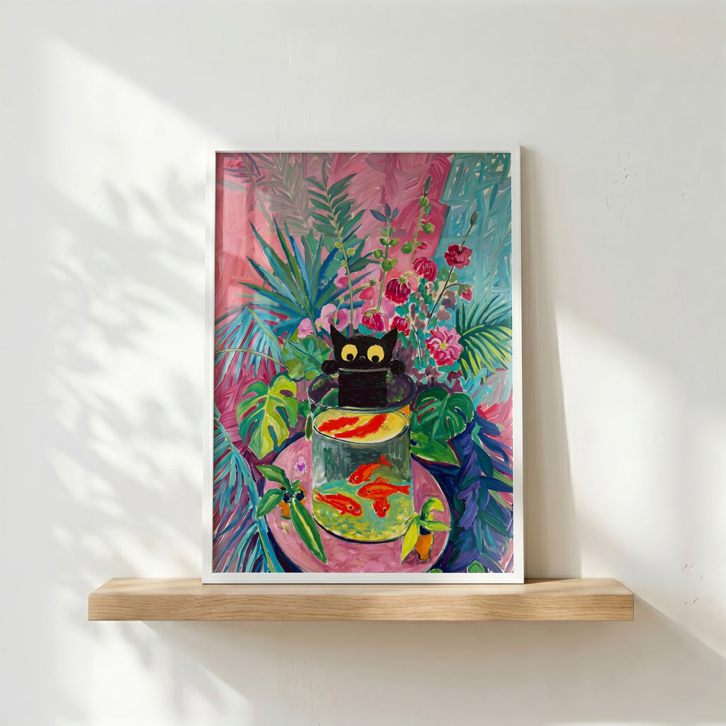 The Fauvist Feline – Fine Art Parody Design Wall Art