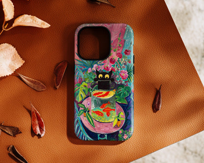 The Fauvist Feline – Fine Art Parody Design iPhone Case
