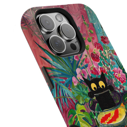 The Fauvist Feline – Fine Art Parody Design iPhone Case