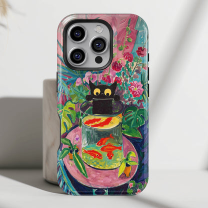 The Fauvist Feline – Fine Art Parody Design iPhone Case