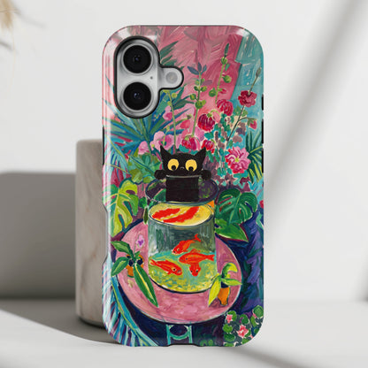 The Fauvist Feline – Fine Art Parody Design iPhone Case