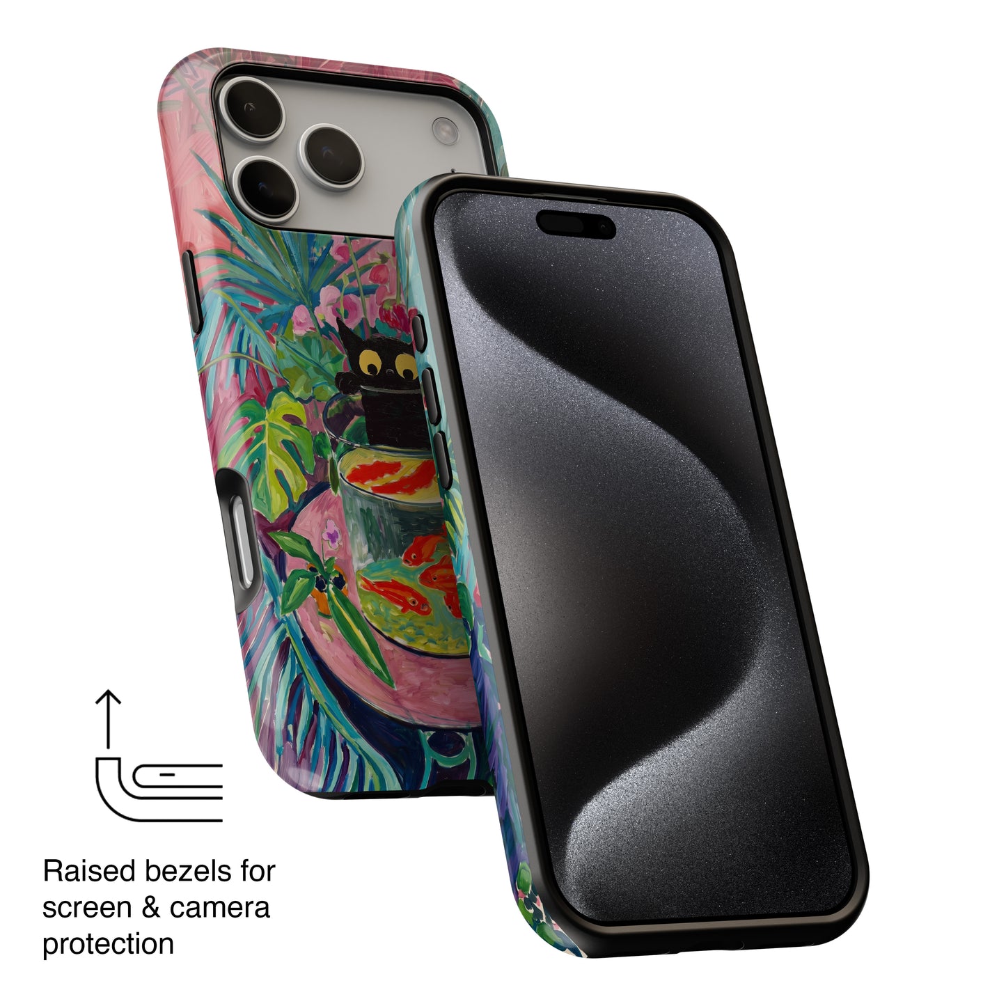 The Fauvist Feline – Fine Art Parody Design iPhone Case
