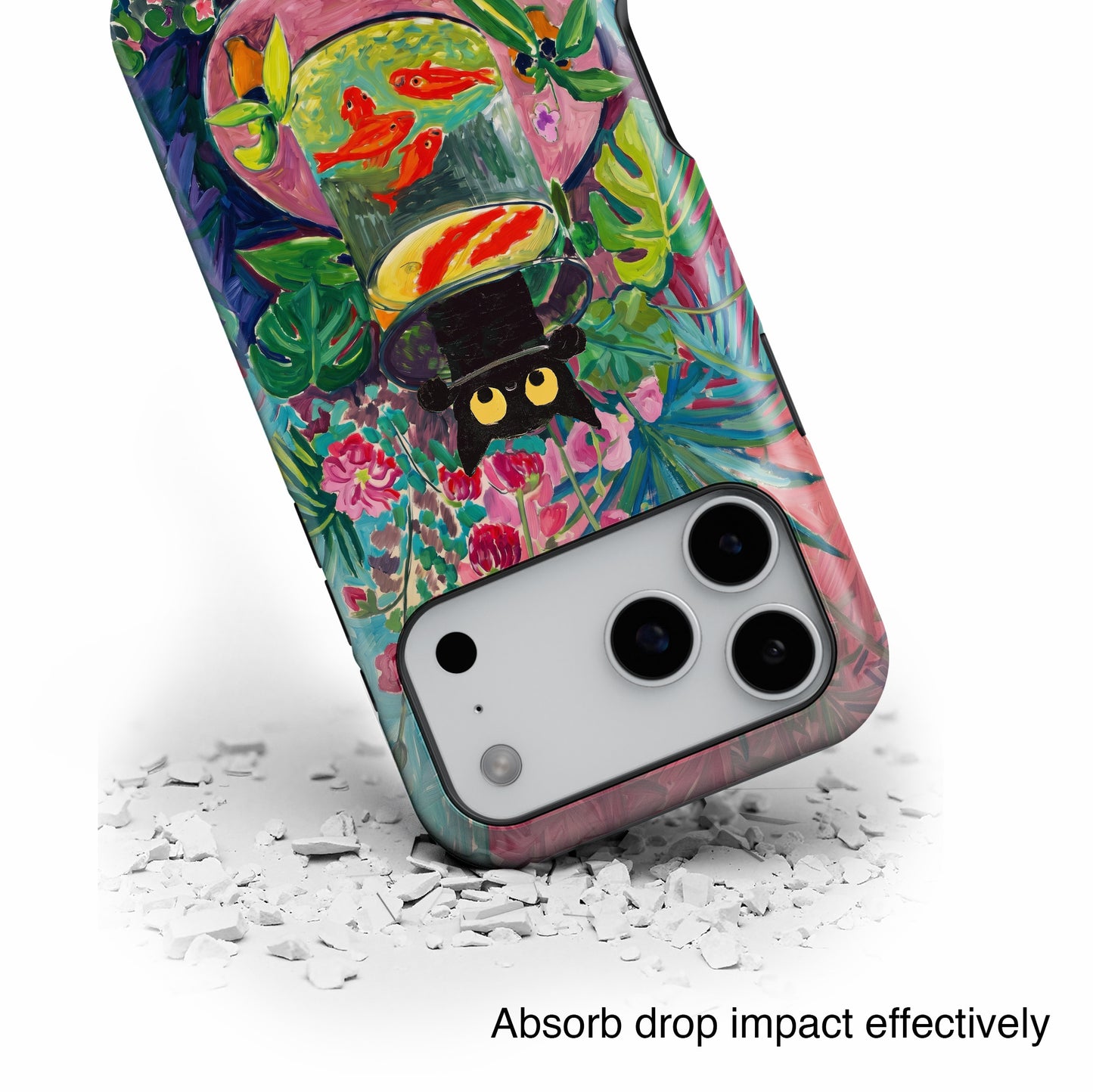 The Fauvist Feline – Fine Art Parody Design iPhone Case
