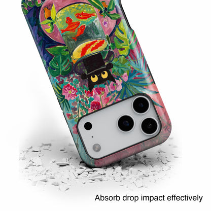 The Fauvist Feline – Fine Art Parody Design iPhone Case