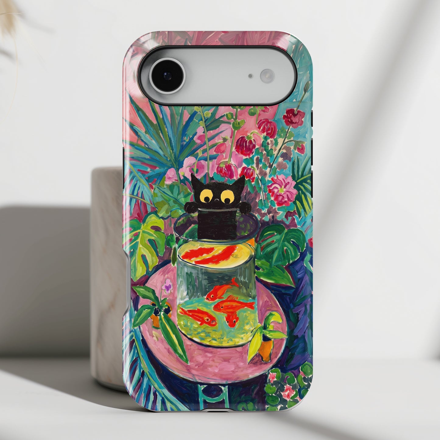 The Fauvist Feline – Fine Art Parody Design iPhone Case