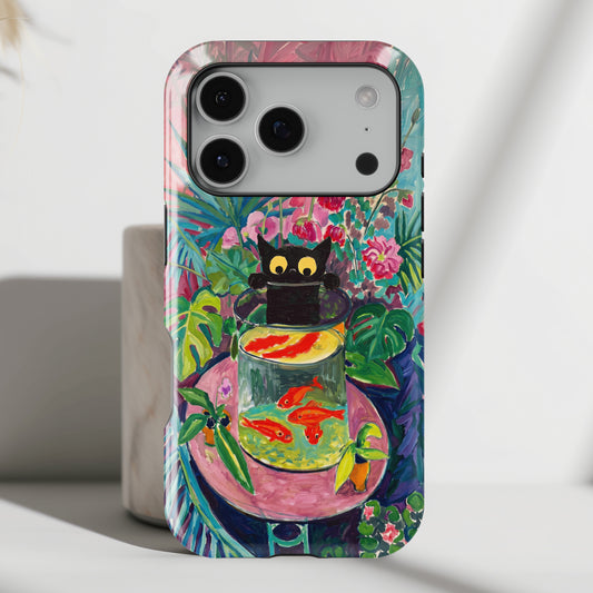 The Fauvist Feline – Fine Art Parody Design iPhone Case