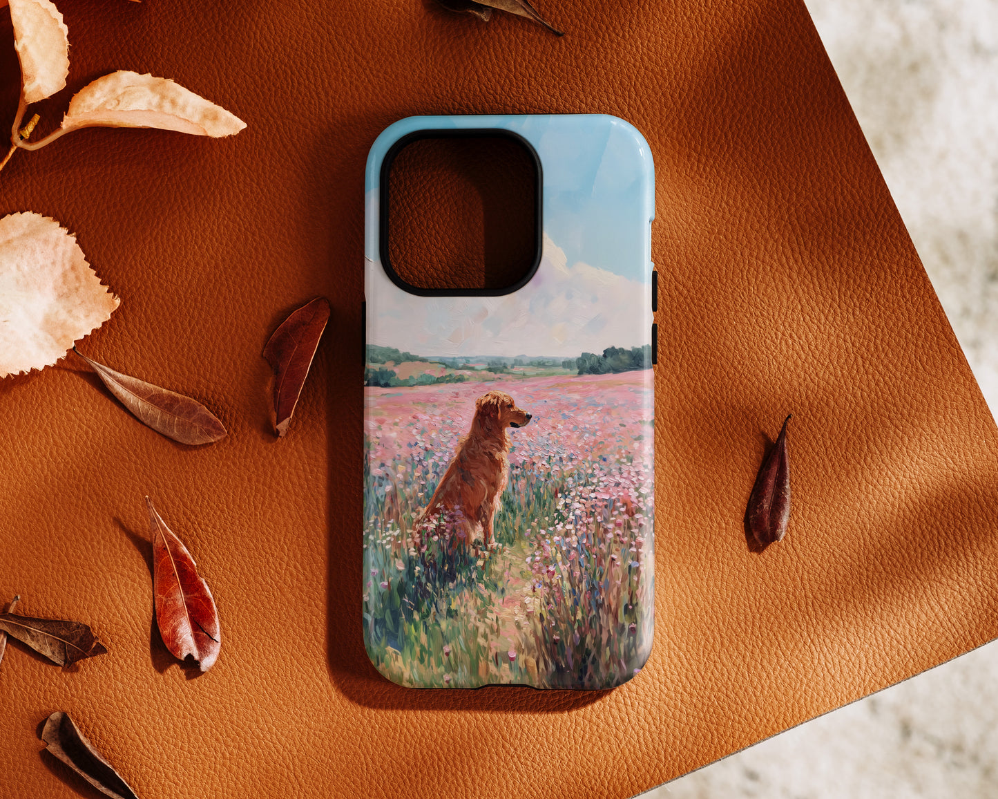 The Golden Meadow Design iPhone Case