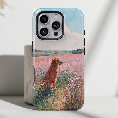 The Golden Meadow Design iPhone Case