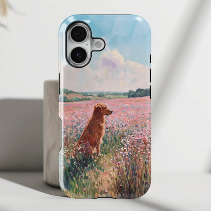 The Golden Meadow Design iPhone Case