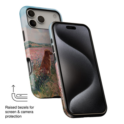 The Golden Meadow Design iPhone Case
