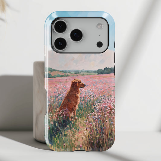 The Golden Meadow Design iPhone Case