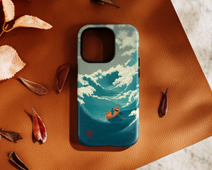 The Great Swell – Ukiyo-e Wave Design iPhone Case