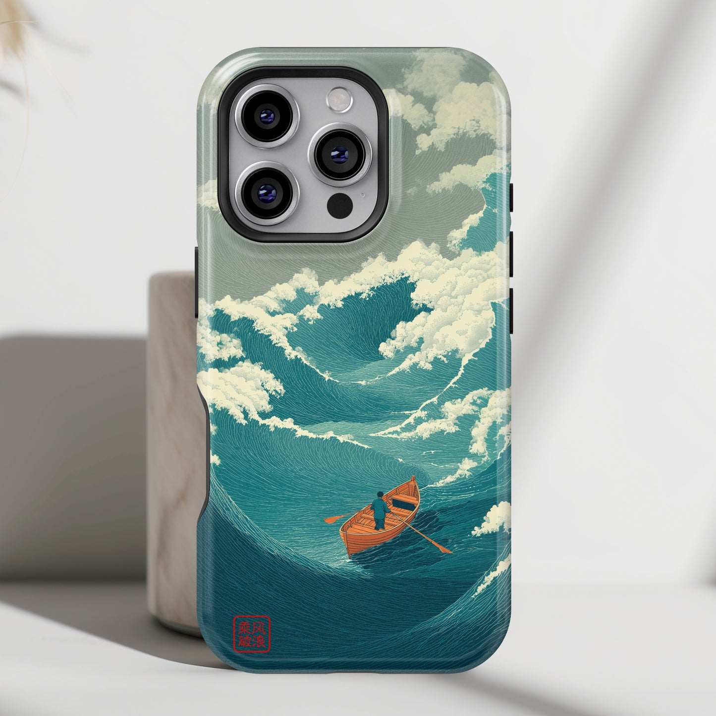 The Great Swell – Ukiyo-e Wave Design iPhone Case