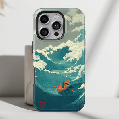 The Great Swell – Ukiyo-e Wave Design iPhone Case