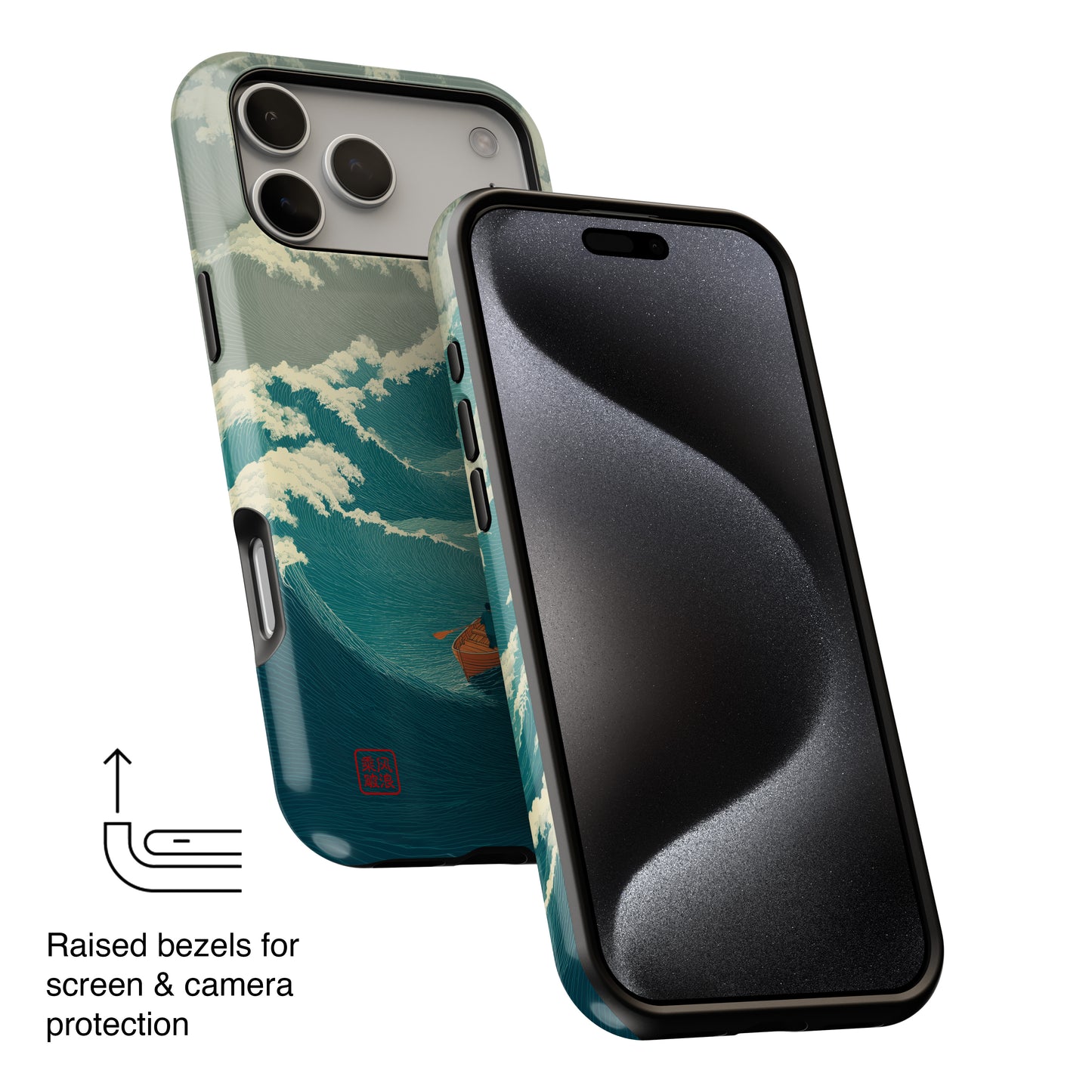 The Great Swell – Ukiyo-e Wave Design iPhone Case