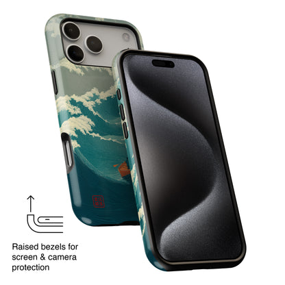 The Great Swell – Ukiyo-e Wave Design iPhone Case