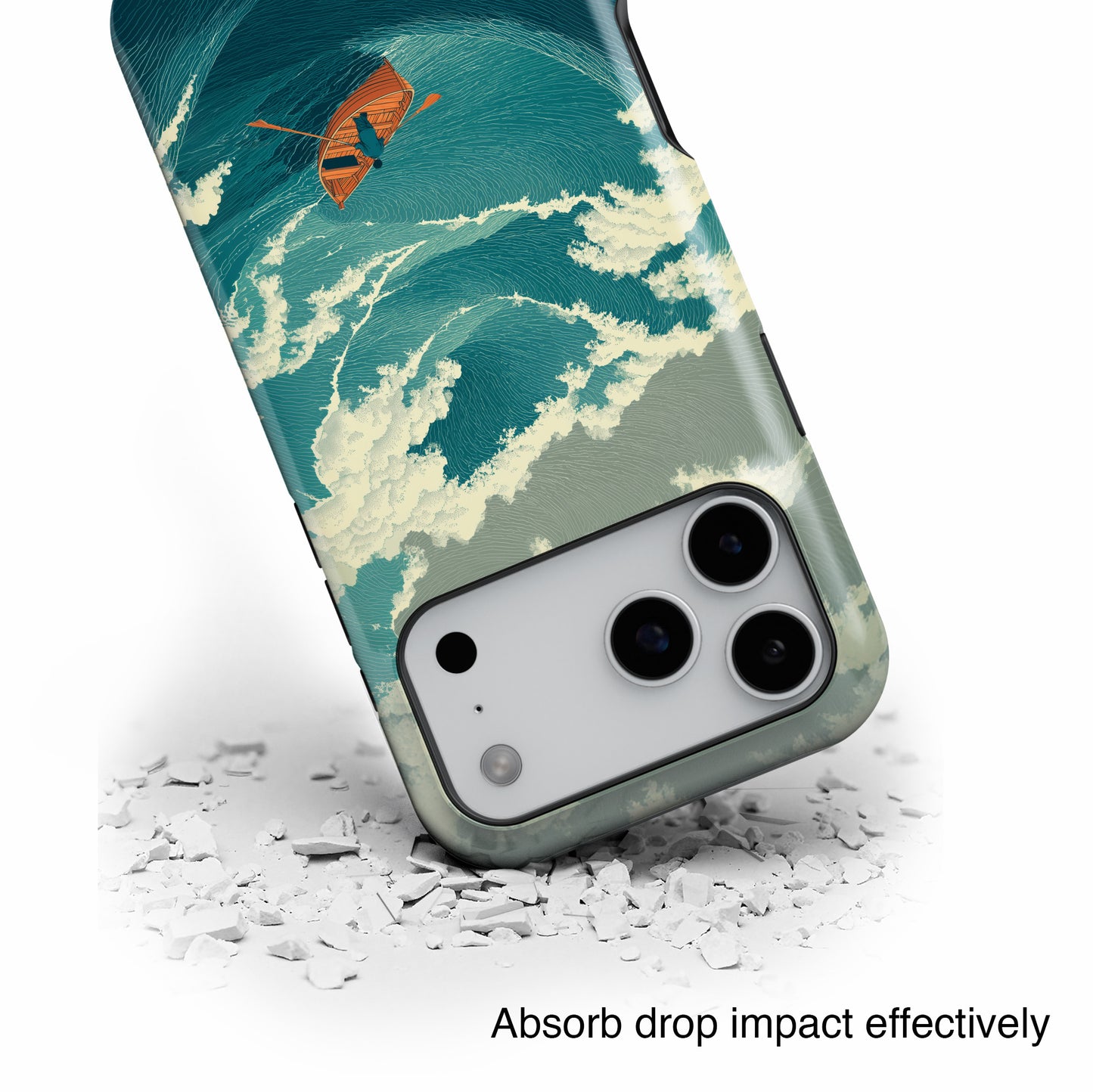 The Great Swell – Ukiyo-e Wave Design iPhone Case
