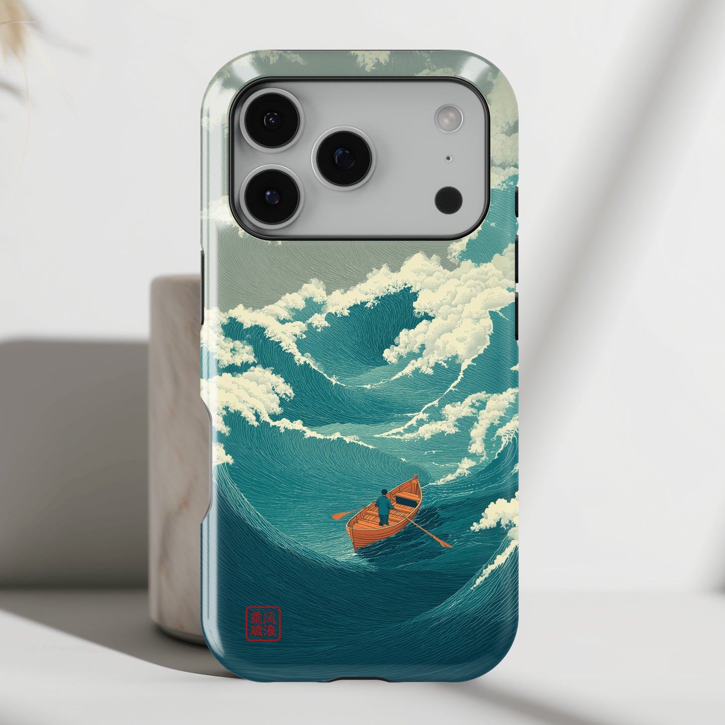 The Great Swell – Ukiyo-e Wave Design iPhone Case