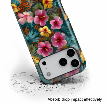 The Moody Oasis – Dark Tropical Design iPhone Case