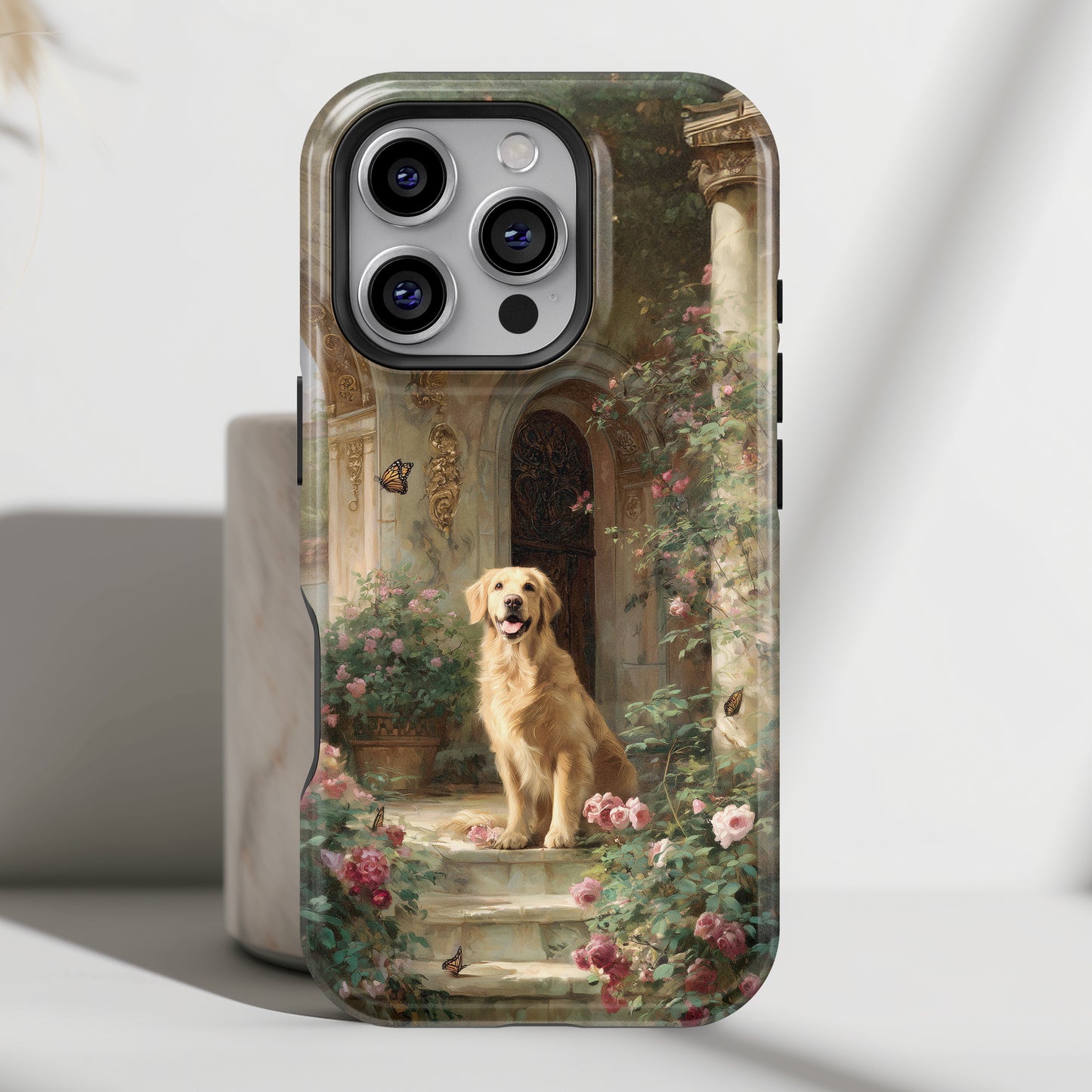 The Royal Golden Guardian Design iPhone Case