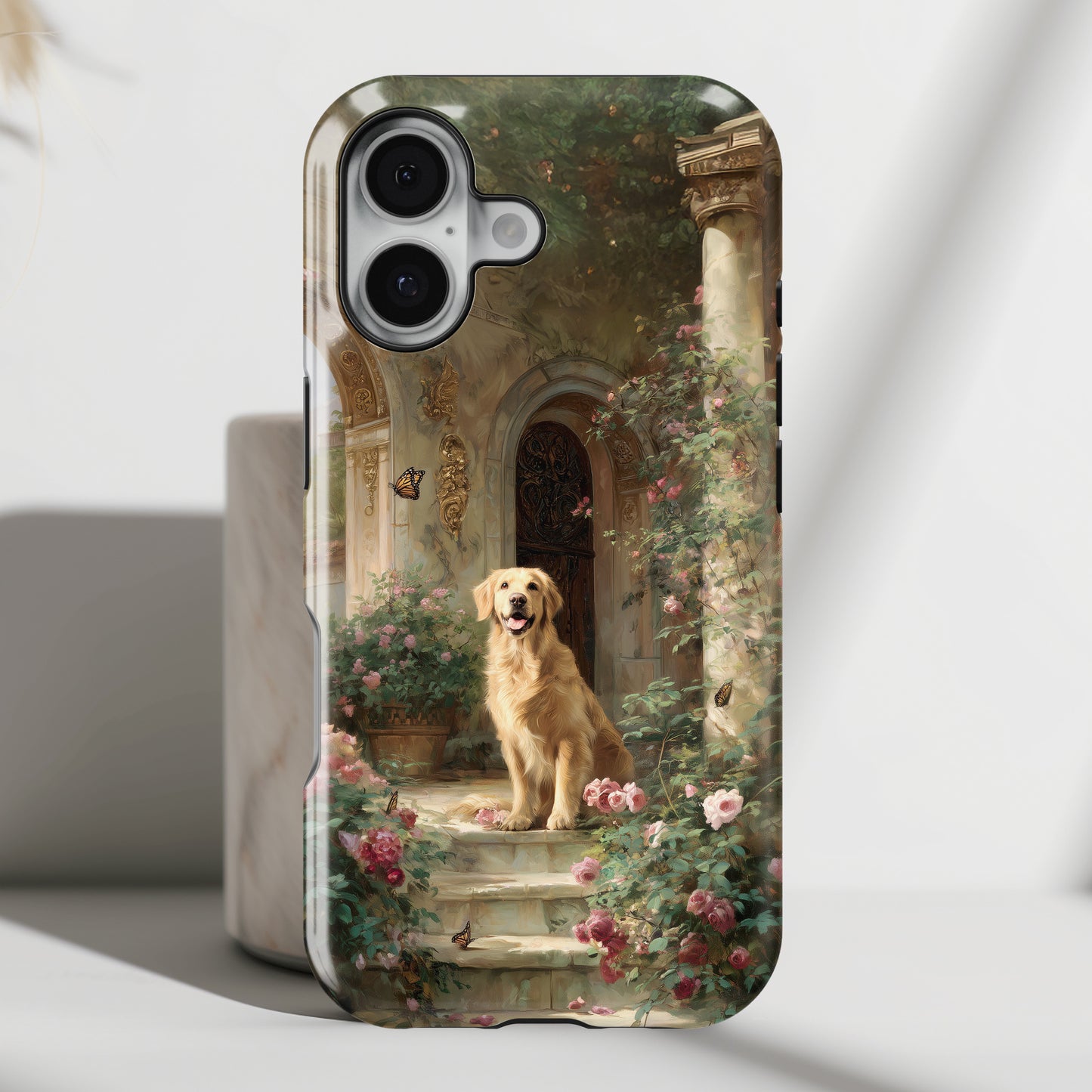 The Royal Golden Guardian Design iPhone Case