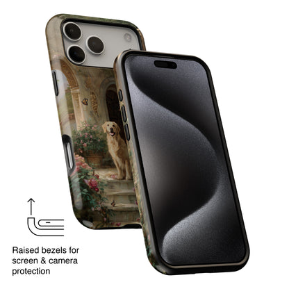 The Royal Golden Guardian Design iPhone Case