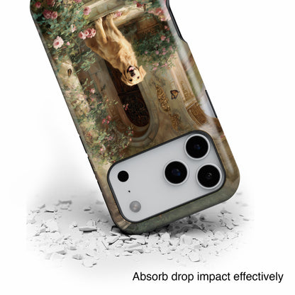 The Royal Golden Guardian Design iPhone Case