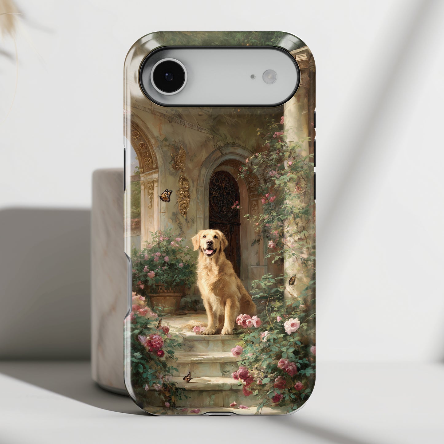 The Royal Golden Guardian Design iPhone Case