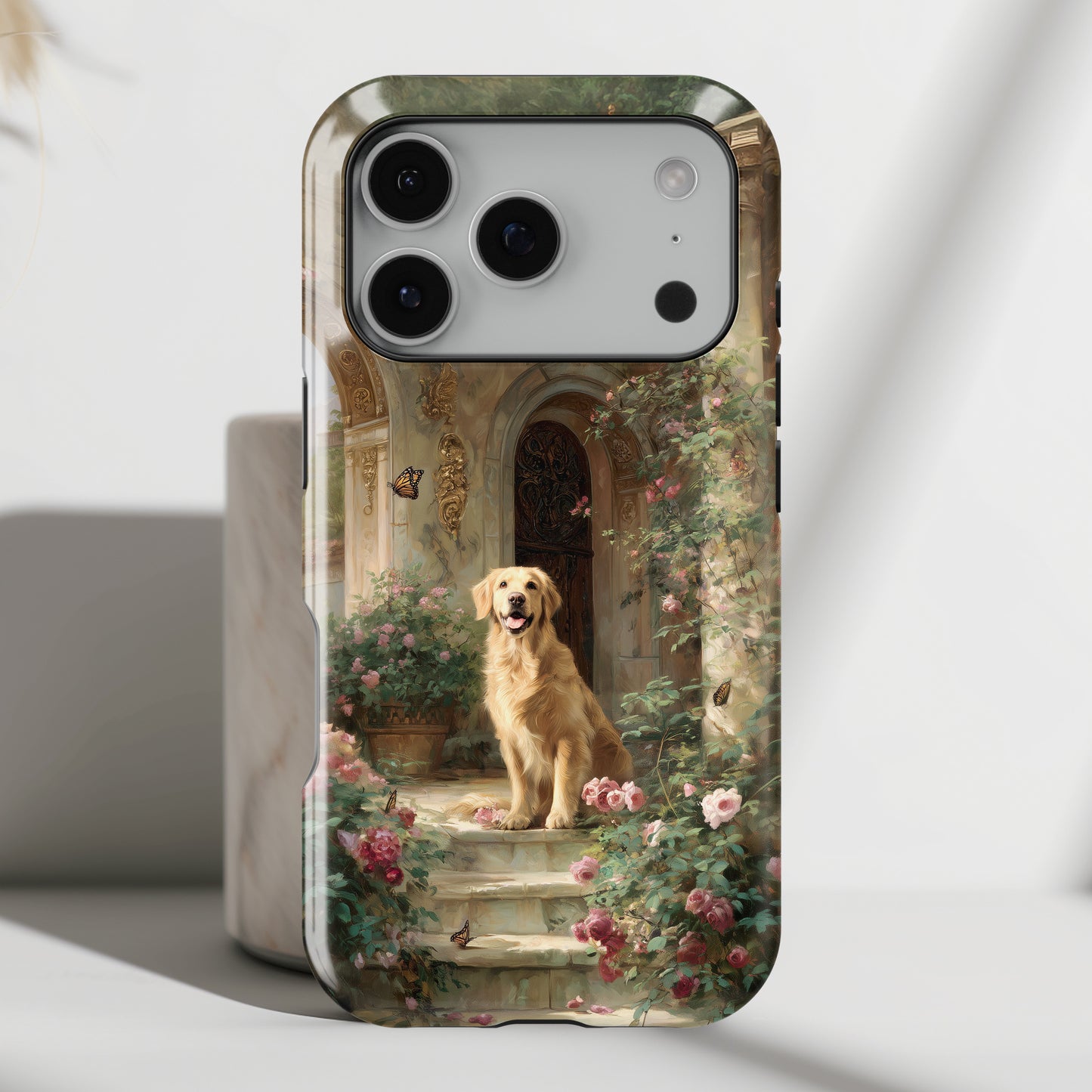 The Royal Golden Guardian Design iPhone Case