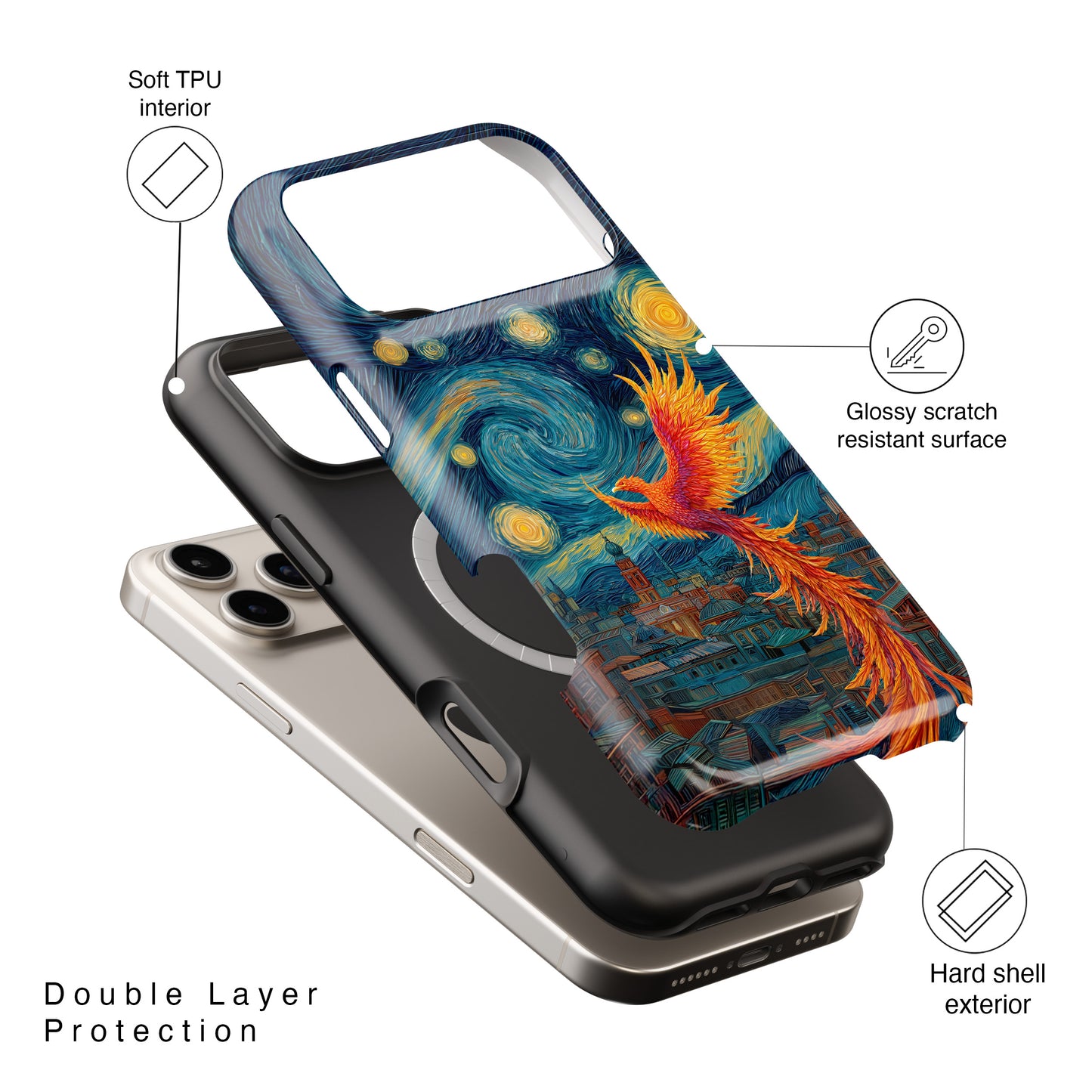 The Starfire Ascent Design iPhone Case