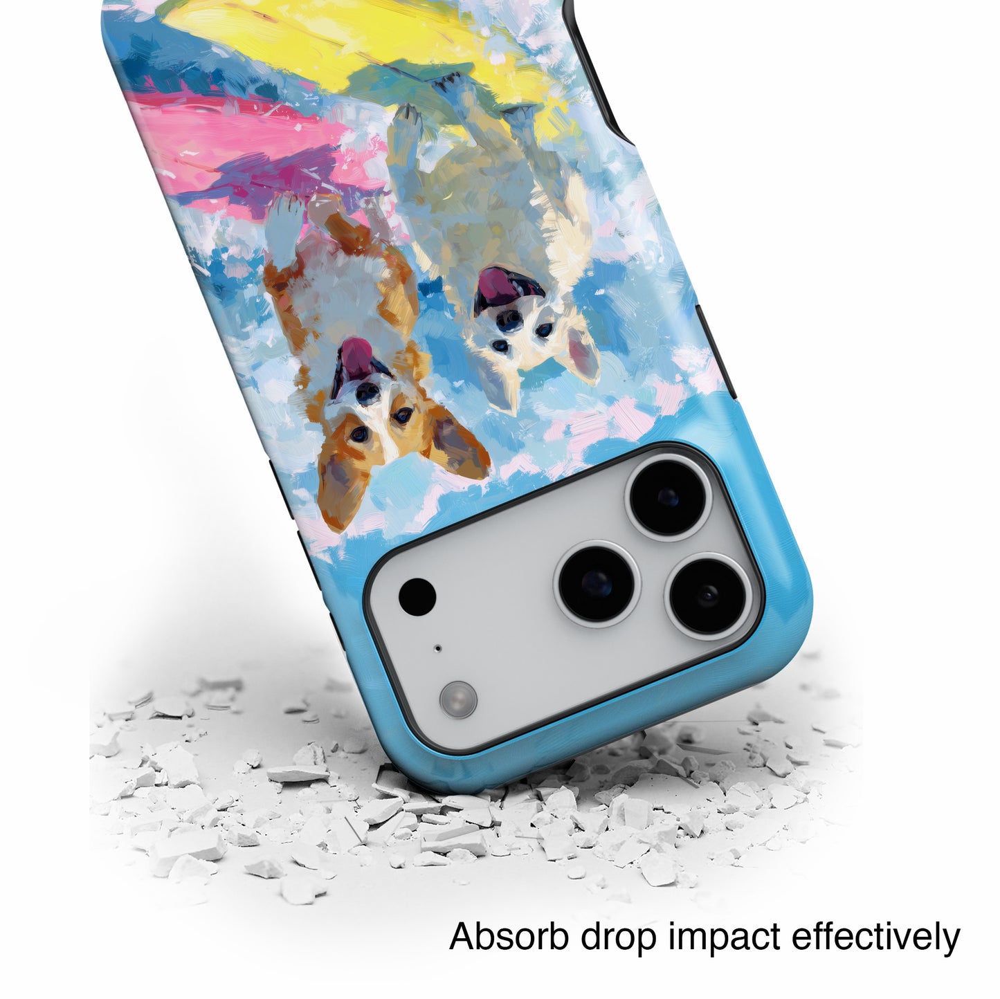The Summer Surf Dogs – Impasto Action Design iPhone Case