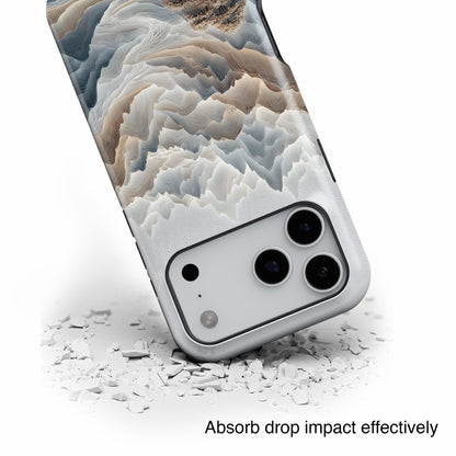 The Sweeping Valley – Sculptural Mountain Design iPhone Case