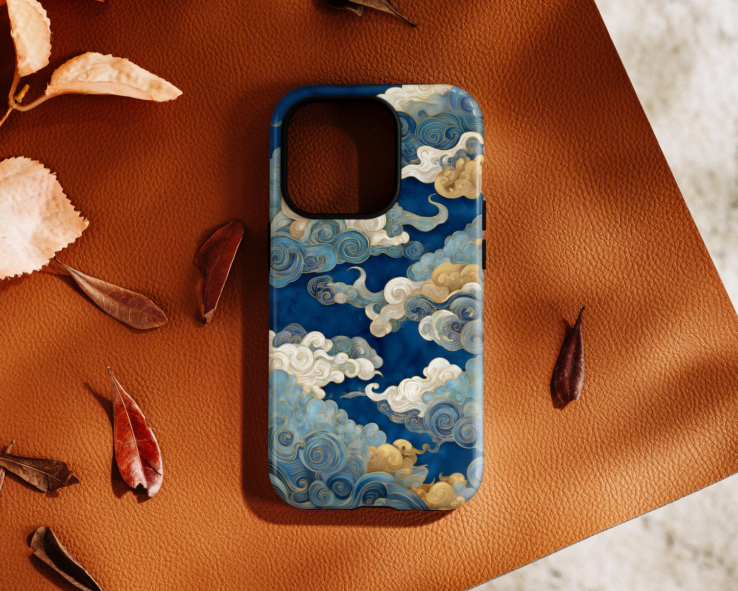 The Twilight Gradient – Celestial Cloud Design iPhone Case