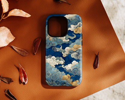 The Twilight Gradient – Celestial Cloud Design iPhone Case