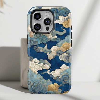 The Twilight Gradient – Celestial Cloud Design iPhone Case