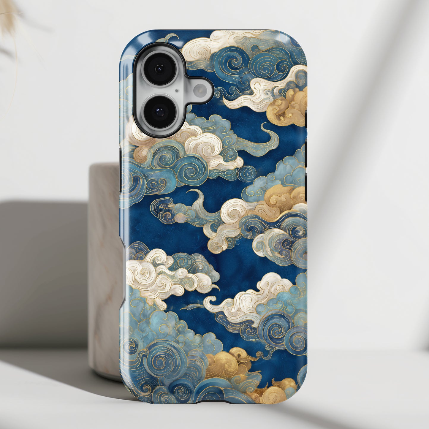 The Twilight Gradient – Celestial Cloud Design iPhone Case