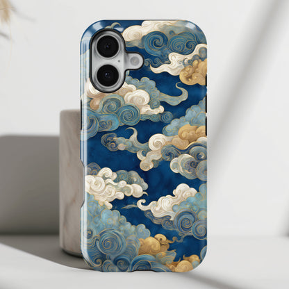 The Twilight Gradient – Celestial Cloud Design iPhone Case