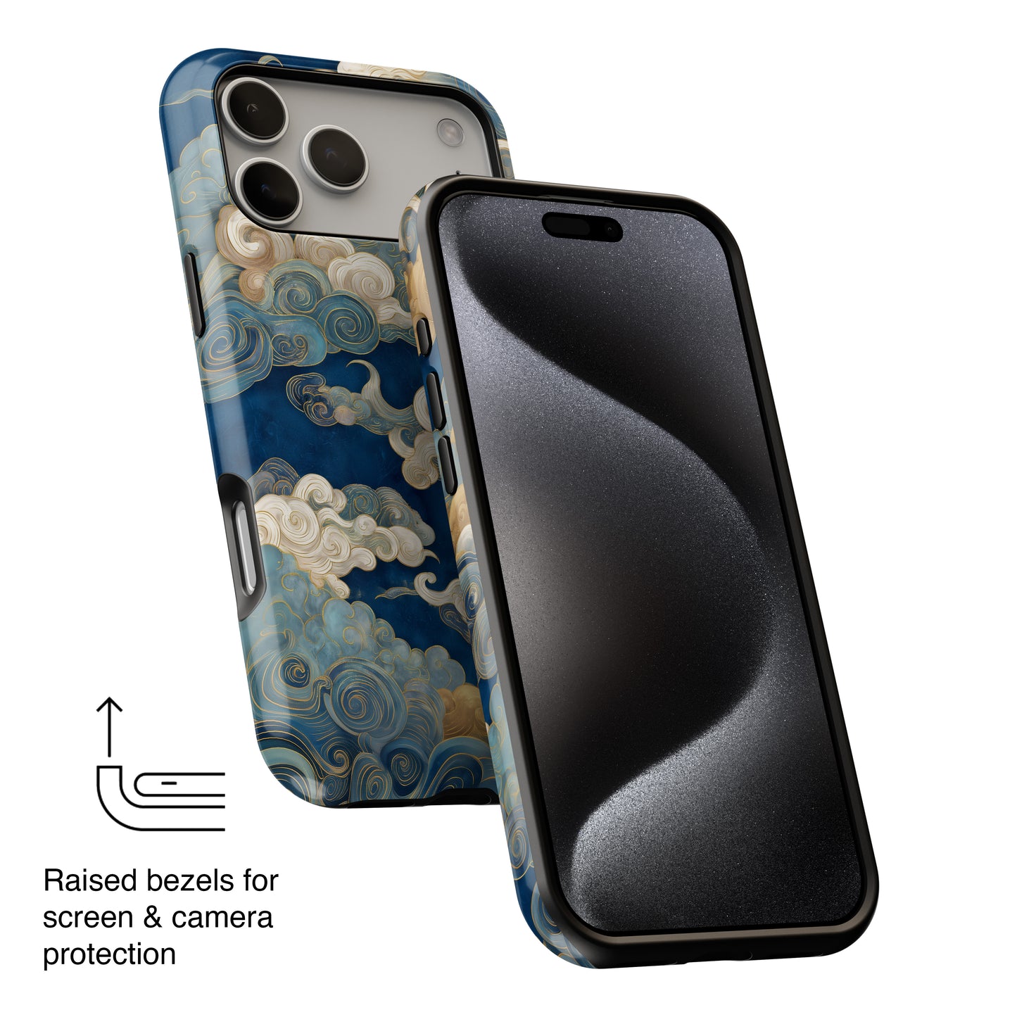 The Twilight Gradient – Celestial Cloud Design iPhone Case