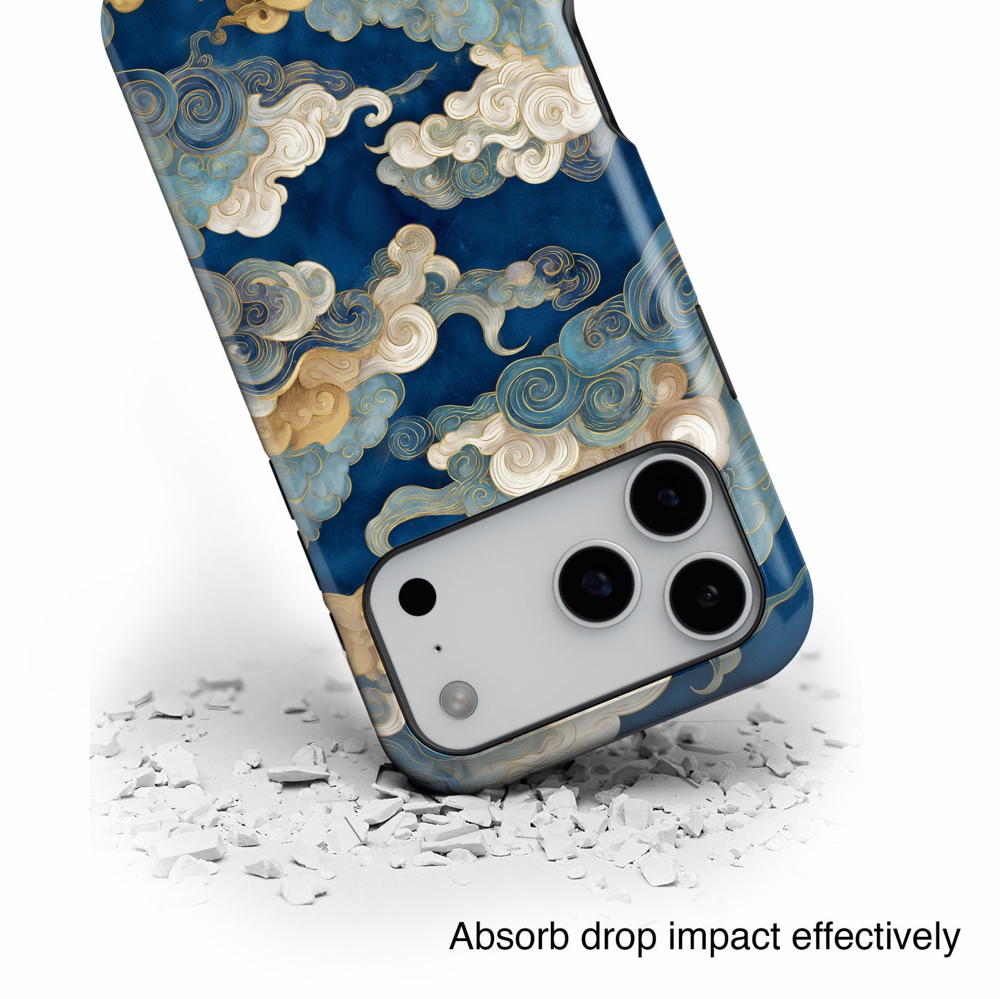 The Twilight Gradient – Celestial Cloud Design iPhone Case