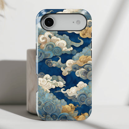 The Twilight Gradient – Celestial Cloud Design iPhone Case