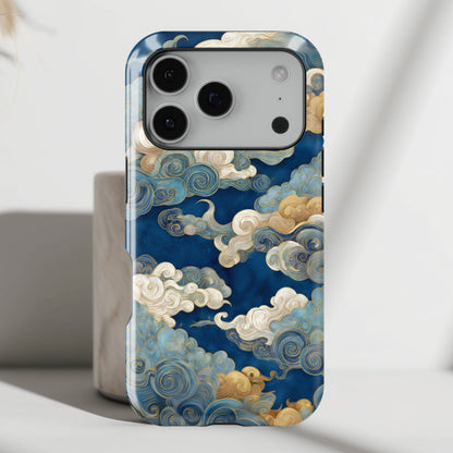 The Twilight Gradient – Celestial Cloud Design iPhone Case