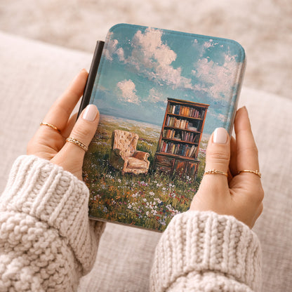 The Dreamer's Study – Surreal Meadow Design Kindle Case