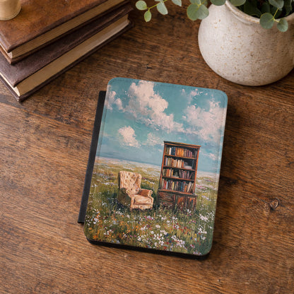 The Dreamer's Study – Surreal Meadow Design Kindle Case