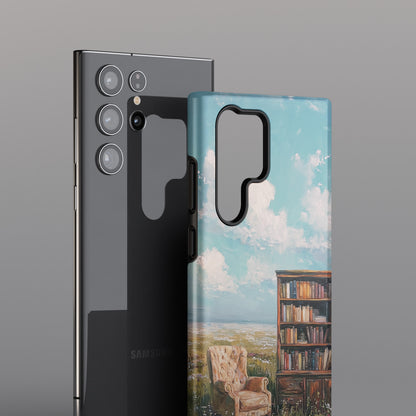 The Dreamer's Study – Surreal Meadow Design Phone Case for Galaxy S series Phones