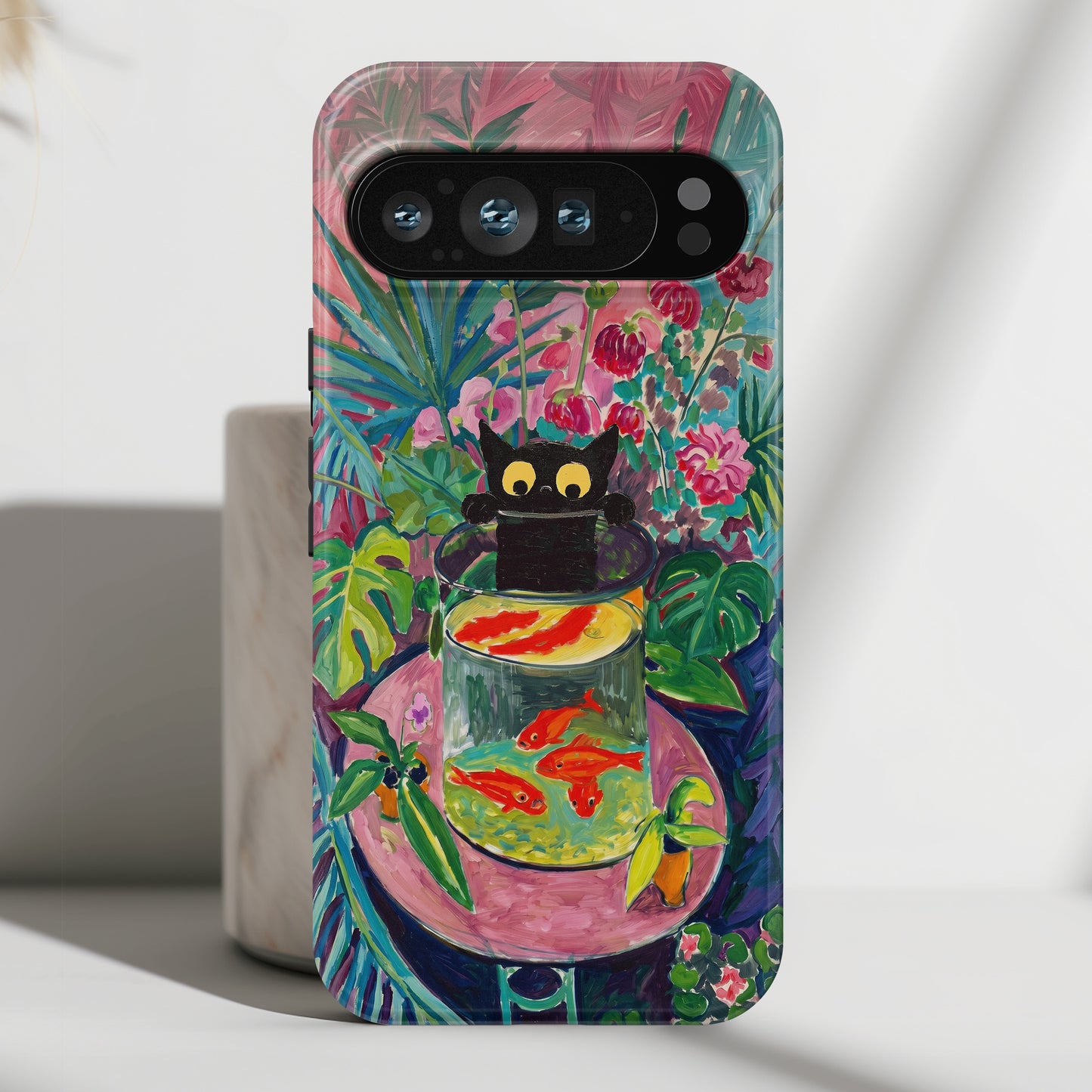 The Fauvist Feline – Fine Art Parody Phone Case for Google Pixel