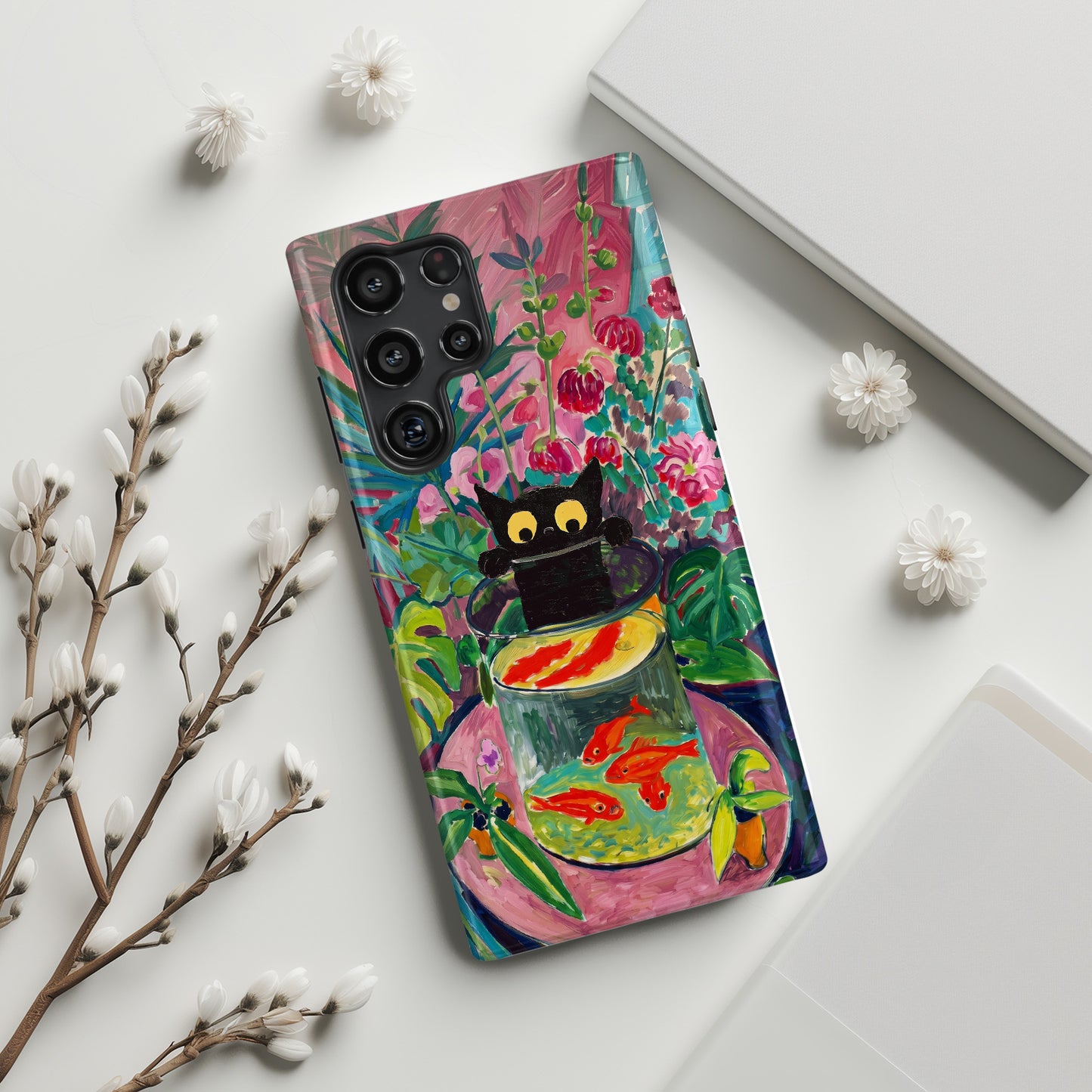 The Fauvist Feline – Fine Art Parody Phone Case for Galaxy S series Phones