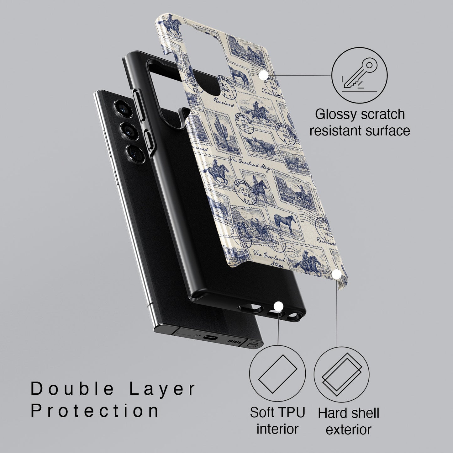 The Frontier Post Design Phone Case for Galaxy S series Phones
