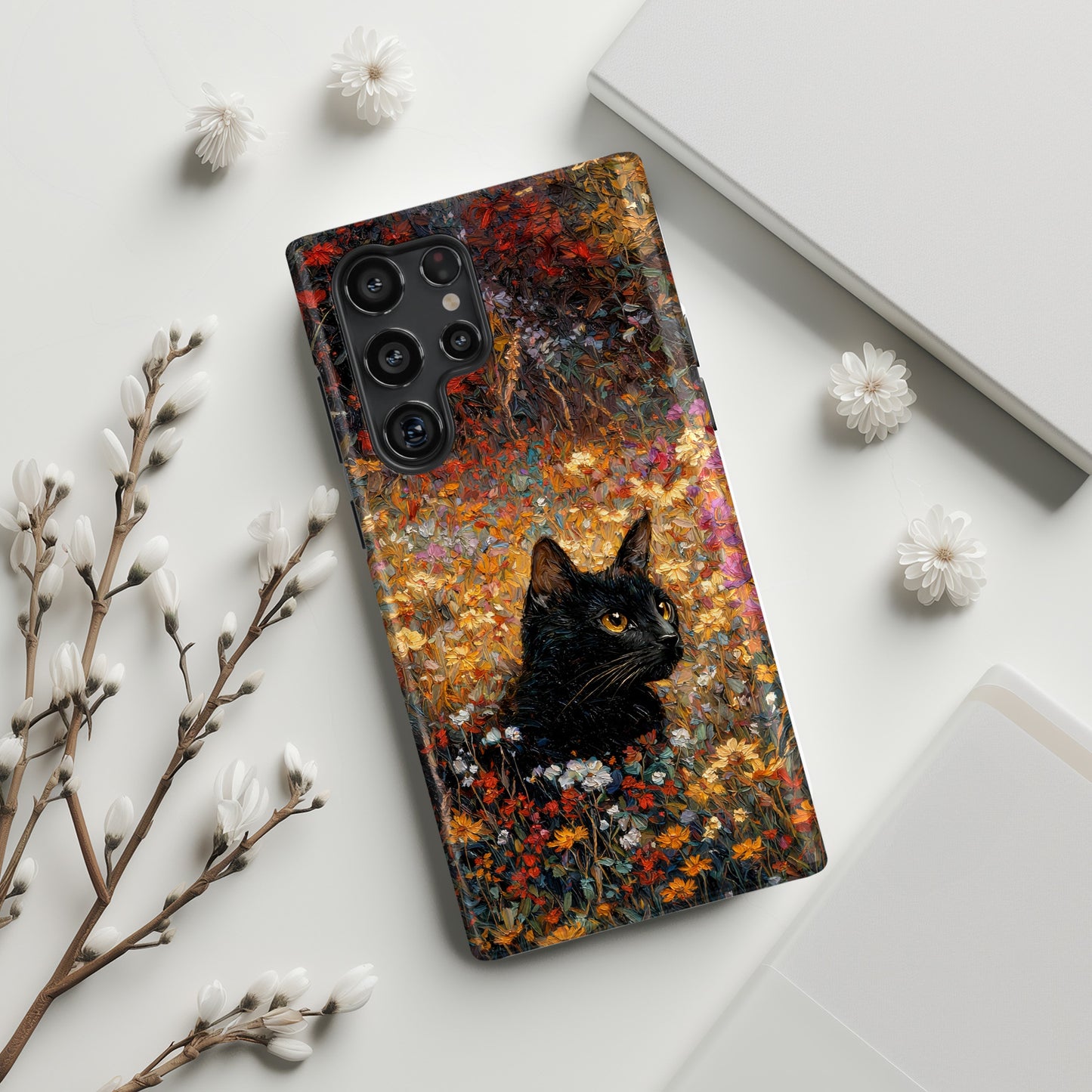 The Golden Gaze Design Phone Case for Galaxy S series Phones