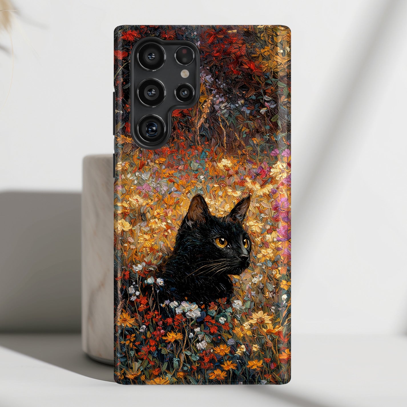 The Golden Gaze Design Phone Case for Galaxy S series Phones