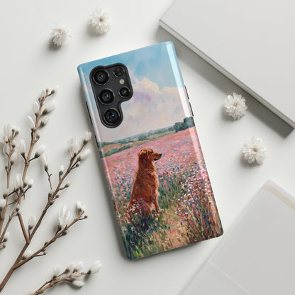 The Golden Meadow Design Phone Case for Galaxy S series Phones